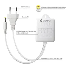 Kit 2 Fonte De Alimentação 12v 2a Bivolt Adaptador Indicado Para Fita Led Equipamentos Cftv (câmeras De Segurança, Dvr), Modem Tv A Cabo Net Sky Vivo Modem Fibra Roteador Radio Decoders Balança Foto mini  2