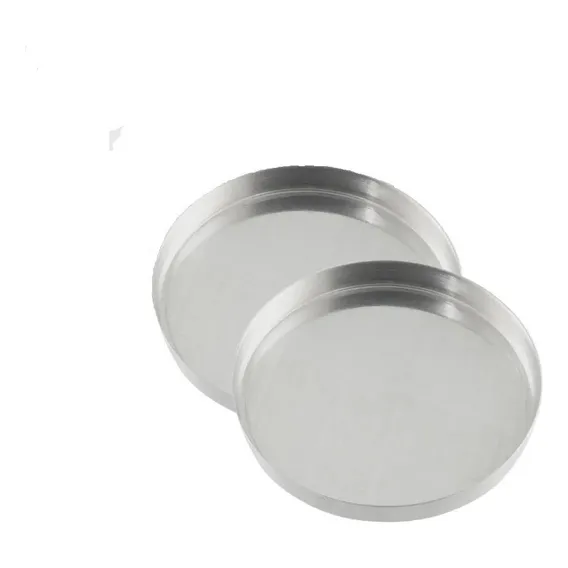 Kit 2 Forma Assadeira Para Pizza Pequena N 20 20x2cm Cor AlumÃnio Foto 1