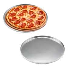 Kit 2 Forma Pizza Assadeira AlumÃnio 35 CentÃmetros Foto mini 1