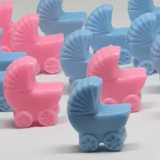 Kit 2 Formas Chocolate Simples Bwb Carrinho Bebê Revelação Foto mini 4