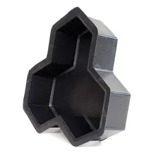 Kit 2 Formas Para Calçada Piso Estrela De 3 Pontas 23x23x6cm Foto mini  2