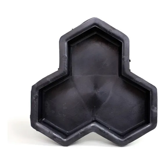 Kit 2 Formas Para Calçada Piso Estrela De 3 Pontas 23x23x6cm Foto 1