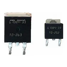 Kit 2 G1084-33 To-252 Menor / 2 G1084-18 To-263 Maior Foto mini 1