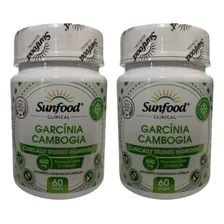 Kit 2 Garcinia Camboja = 120 Caps - Sunfood Sabor Sem Foto mini 1