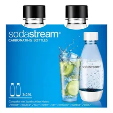 Kit 2 Garrafas Plásticas 500ml Pretas Sodastream Foto mini 4