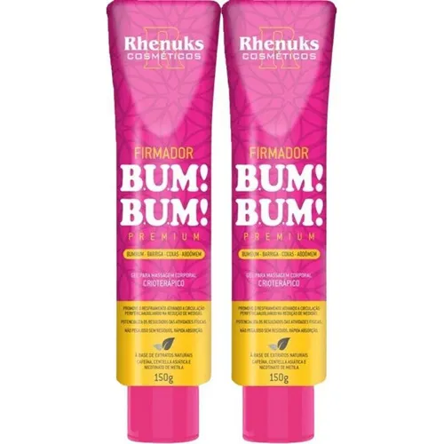 Kit 2 Gel Massageador Firmador De Bumbum Barriga Coxa 150g Foto 1