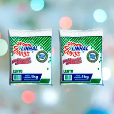 Kit 2 Gesso Lento Estuque Artesanato Linhal 1kg Cada Foto mini  3