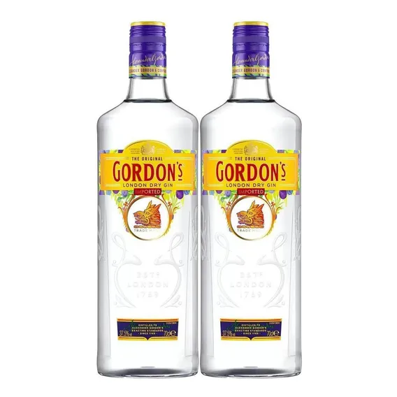 Kit 2 Gin Gordons 750ml Foto 1