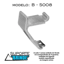 Kit 2 Grade Prateleira Gelopar Gptu 570 54x55 + 8 Suportes Foto mini 2