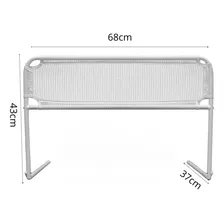 Kit 2 Grades Proteção Cama Bebês Crianças Idosos Resistente Cor Branco Foto  mini 1