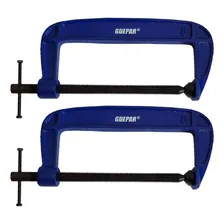 Kit 2 Grampo Sargento 200mm Tipo C 8 Pol. Para Marceneiro Foto  mini 1