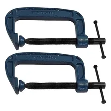 Kit 2 Grampos Sargento Tipo C 100mm 4 Pol. Para Marceneiro Foto mini 1