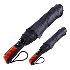 Kit 2 Guarda Chuva Automático Contra Vento Cabe Na Bolsa Foto  mini 1