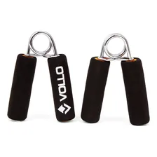 Kit 2 Hand Grip Vollo Tendinite Crossfit Fisioterapia Pulso Cor Preto Foto  mini 1