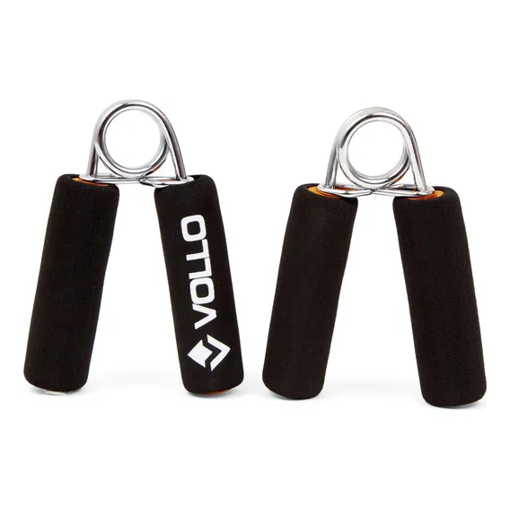 Kit 2 Hand Grip Vollo Tendinite Crossfit Fisioterapia Pulso Cor Preto Foto 1