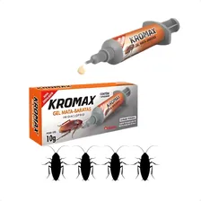 Kit 2 Inseticida Mata Baratas Gel Kromax Krodec | Lojão do Ferro Foto mini 3