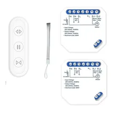 Kit 2 Interruptor Cortina Rf + Controle Remoto Alexa, Google Foto  mini 1