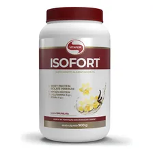 Kit 2 Isofort Whey Protein Isolado 900g - Baunilha Vitafor Foto mini  3