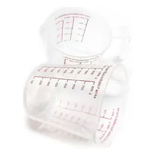 Kit 2 Jarras Medidoras De Plástico 1 Litro E 500ml - Clink Foto mini 2