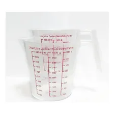 Kit 2 Jarras Medidoras De Plástico 1 Litro E 500ml - Clink Foto mini 3