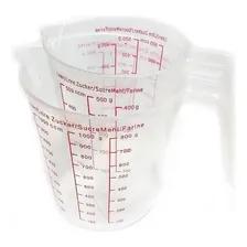 Kit 2 Jarras Medidoras De Plástico 1 Litro E 500ml - Clink Foto mini 1