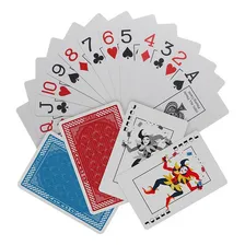 Kit 2 Jogo De Baralho Azul E Vermelho Dois Jogos Poker Truco Foto mini 4