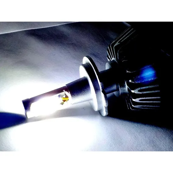 Kit 2 Lâmpada Super Led 2d H8 40w 8000k E-tech 3200 Lumiens Foto 1