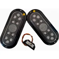 Kit 2 Lanterna + 1 Luz De Placa Carretinha Reboque Jet Ski Foto mini 1