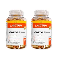 Kit 2 Lavitan Omega 3 - Com 120 Capsulas Foto  mini 1