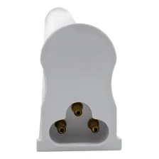 Kit 2 Led Tubular T5 30cm 6w C/ Calha Acoplada Completa Frio Luz Branco-frio 110v/220v Foto mini  2