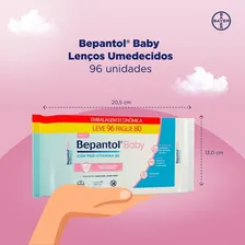 Kit 2 Lenços Umedecidos Hipoalergênicos 96un cada - Bepantol Foto mini 4