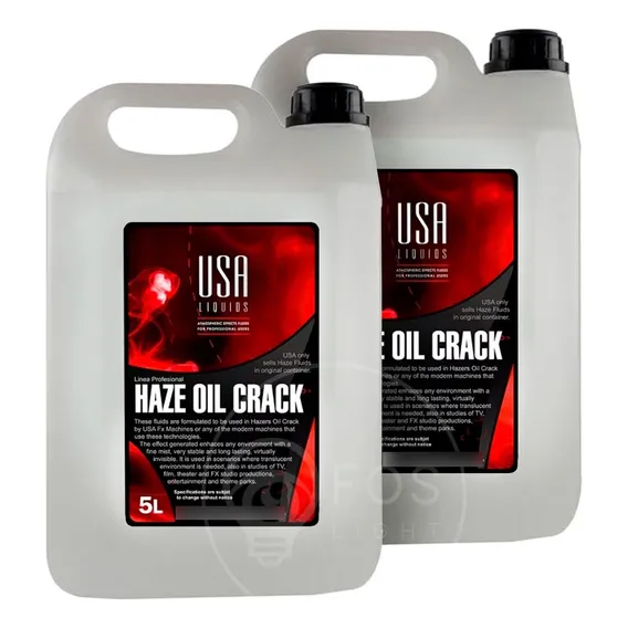 Kit 2 Líquido P/ Maquina De Haze Fluído Com Óleo 5 Litros Cor Água 110/220v Foto 1