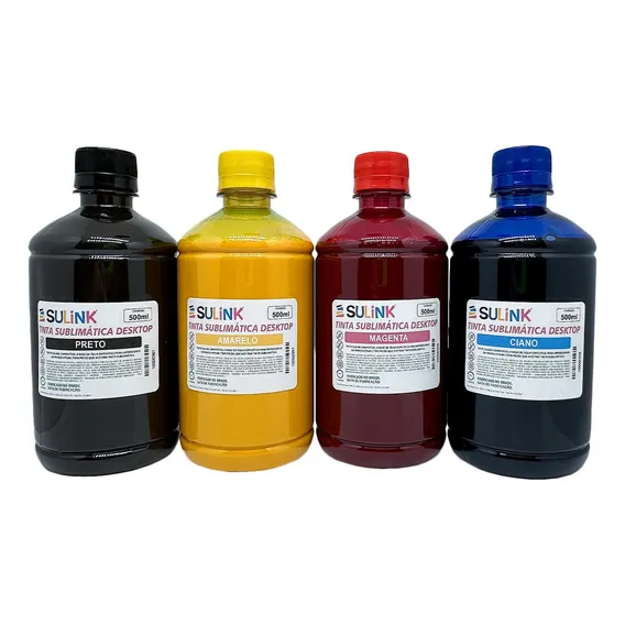 Kit 2 Litros Tinta Sulink Sublimática Para Epson | 4 X 500ml Foto 1