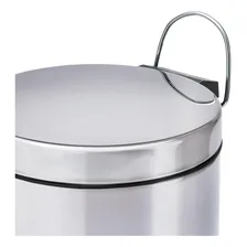 Kit 2 Lixeira Inox Banheiro 3 Litros C/ Pedal E Cesto Foto mini 4