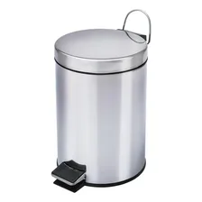 Kit 2 Lixeira Inox Banheiro 3 Litros C/ Pedal E Cesto Foto mini 2