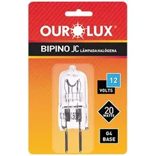 Kit 2 Lâmpada Halogena Bipino Jc 20w 12v G4 Base Foto mini 3