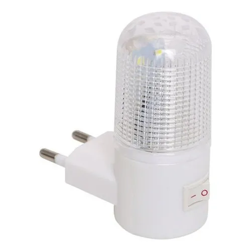Kit 2 Luminária De Tomada Abajur Led Mini Luz Noturna Bivolt Foto 1