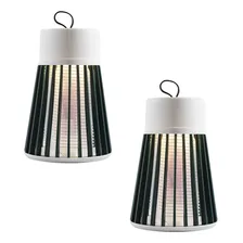Kit 2 Luminária Elétrica Mata Mosquito Com Led Ka-67 Cor Branco Foto mini 1