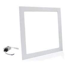 Kit 2 Luminária Painel Led Embutir 18w Quadrado Slim Morno Estrutura Branco/neutro Foto mini 4