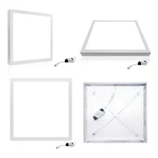 Kit 2 Luminária Plafon Led 48w 60x60 Sobrepor Quadrado Cor Branco frio Foto mini 2