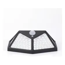 Kit 2 Luminaria Solar De Parede 100 Leds Sensor De Movimento Foto mini  2