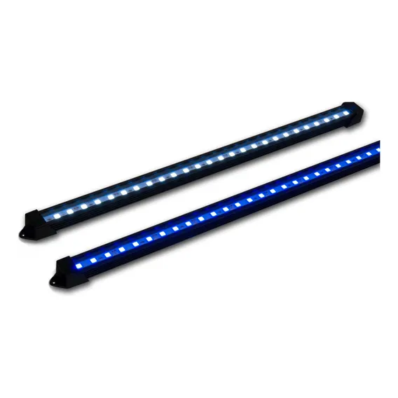 Kit 2 Luminárias Aquário Led Branco 6.500k E Azul Royal 50cm Luzes Azul E Branco 6.500k Foto 1