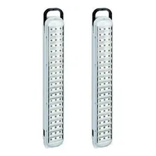 Kit 2 Luminárias Emergência Recarregável 63 Leds Cordinha Foto mini 2