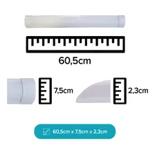 Kit 2 Luminarias Slim Sobrepor Led Elgin 18w Tubular 6500k Foto mini 3