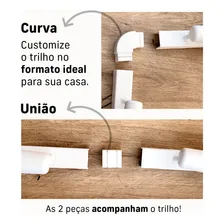 Kit 2 Luminárias Trilho Spot Duplo 2 Lâmpadas E-27 Estrutura Preto Foto mini  2