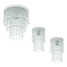 Kit 2 Lustre Plafon Spark + Lustre Plafon Manucrillic Branco 110v/220v Foto mini 1