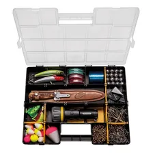 Kit 2 Maleta Plástica C/divisórias Volúvel 17 Organizadora Cor Preta Foto mini 3