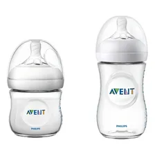 Kit 2 Mamadeiras 125/260ml Pétala Transparente Philips Avent Foto mini 4