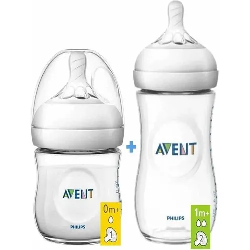 Kit 2 Mamadeiras 125/260ml Pétala Transparente Philips Avent Foto 1