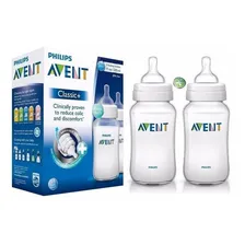 Kit 2 Mamadeiras Avent Clássica 330ml - 0% Bpa Foto mini  3